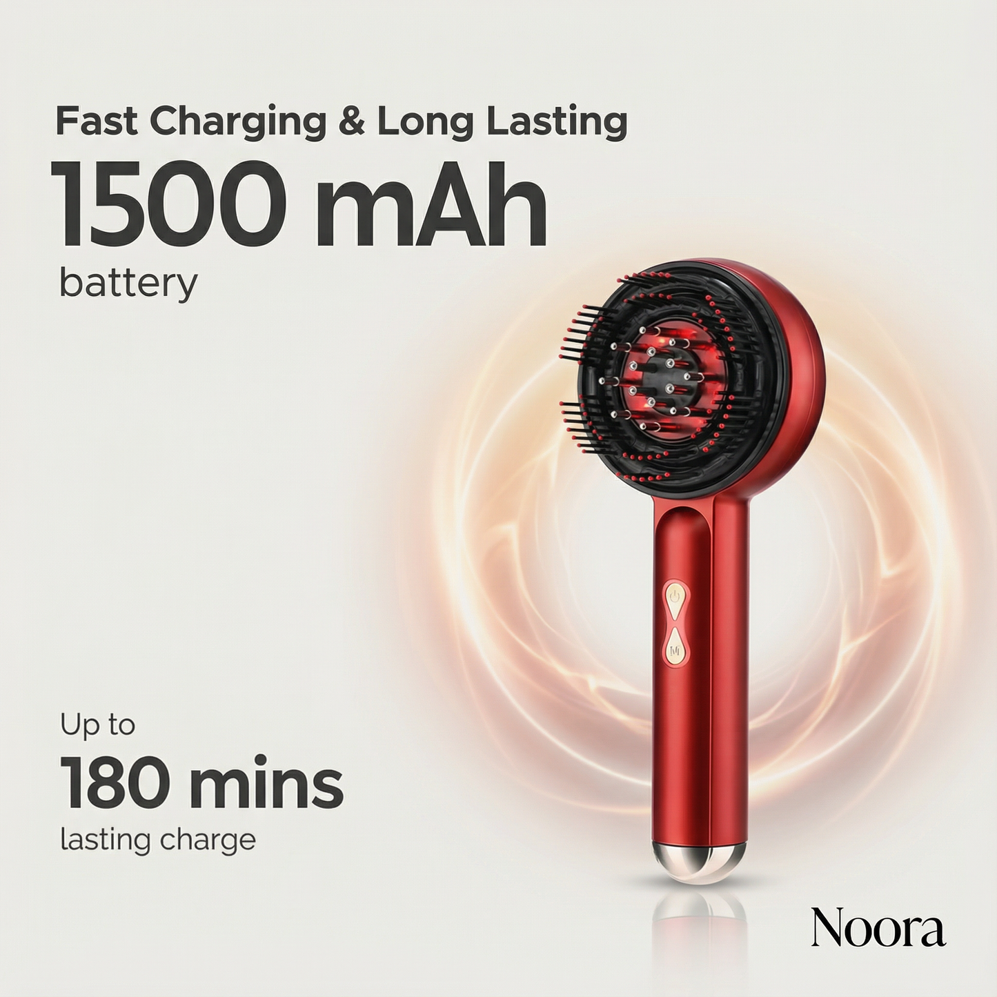 Noora's 3-1 Red Light Therapy Scalp Massager