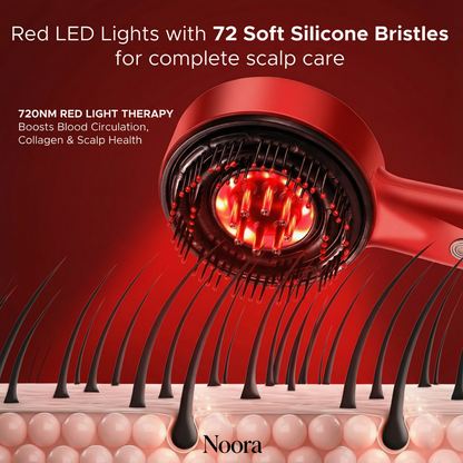 Noora's 3-1 Red Light Therapy Scalp Massager