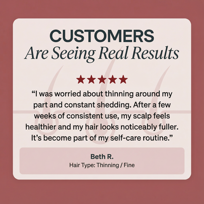 Noora's 3-1 Red Light Therapy Scalp Massager